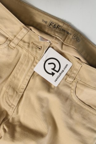 Pantaloni de femei F&F, Mărime S, Culoare Bej, Preț 33,99 Lei