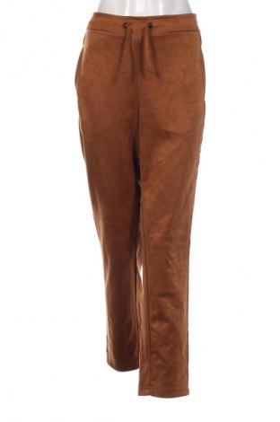 Pantaloni de femei Laura Torelli, Mărime XL, Culoare Maro, Preț 75,66 Lei