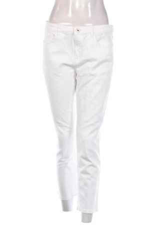 Pantaloni de femei Massimo Dutti, Mărime M, Culoare Alb, Preț 320,31 Lei