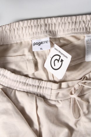 Pantaloni de femei Page One, Mărime XL, Culoare Bej, Preț 31,99 Lei