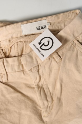 Pantaloni de femei Reiko, Mărime M, Culoare Bej, Preț 65,21 Lei