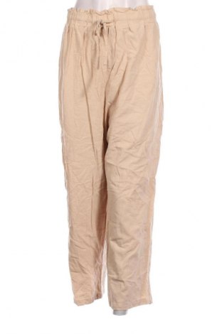 Дамски панталон SHEIN, Размер 4XL, Цвят Бежов, Цена 10,15 лв.