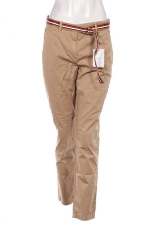 Pantaloni de femei Tommy Hilfiger, Mărime M, Culoare Bej, Preț 248,99 Lei