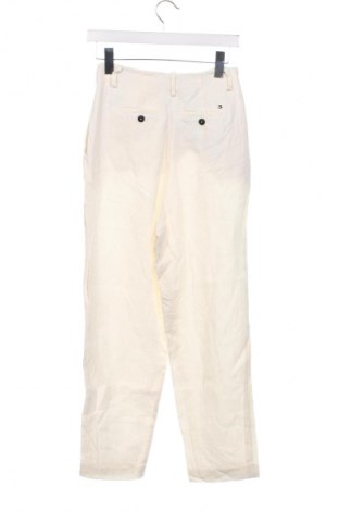 Pantaloni de femei Tommy Hilfiger, Mărime XS, Culoare Alb, Preț 205,99 Lei