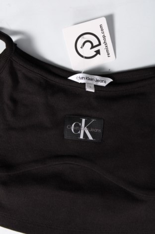 Γυναικείο αμάνικο μπλουζάκι Calvin Klein Jeans, Μέγεθος L, Χρώμα Μαύρο, Τιμή 12,99 €