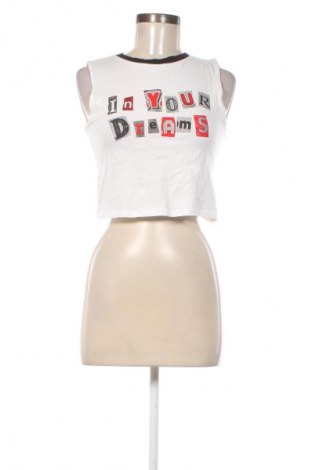 Γυναικείο αμάνικο μπλουζάκι H&M Divided, Μέγεθος M, Χρώμα Λευκό, Τιμή 6,62 €