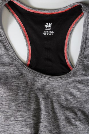 Γυναικείο αμάνικο μπλουζάκι H&M Sport, Μέγεθος M, Χρώμα Γκρί, Τιμή 5,12 €