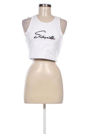 Γυναικείο αμάνικο μπλουζάκι SikSilk, Μέγεθος M, Χρώμα Λευκό, Τιμή 15,98 €