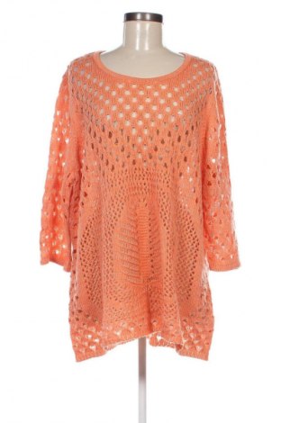 Γυναικείο πουλόβερ, Μέγεθος 3XL, Χρώμα Πορτοκαλί, Τιμή 7,29 €