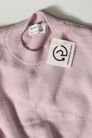 Damski sweter Bershka, Rozmiar S, Kolor Popielaty róż, Cena 27,99 zł