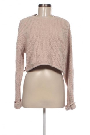 Damenpullover Bershka, Größe S, Farbe Beige, Preis 7,49 €