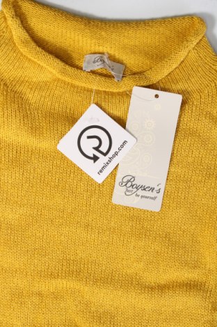 Damenpullover Boysen's, Größe M, Farbe Gelb, Preis 9,49 €