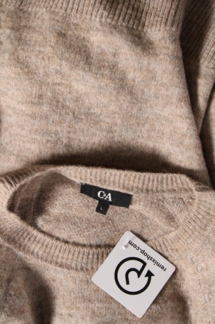 Damenpullover C&A, Größe L, Farbe Beige, Preis € 6,49