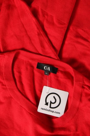 Damenpullover C&A, Größe XL, Farbe Rot, Preis 7,49 €