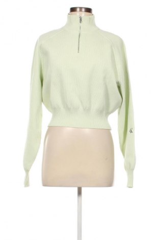 Pulover de femei Calvin Klein Jeans, Mărime M, Culoare Verde, Preț 539,99 Lei