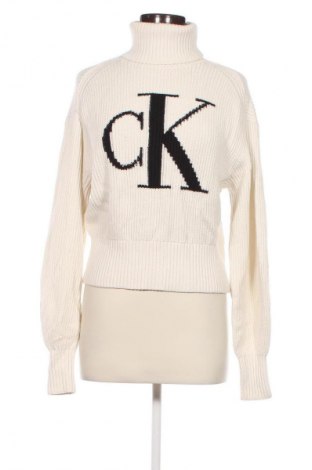 Damenpullover Calvin Klein Jeans, Größe S, Farbe Weiß, Preis 114,49 €