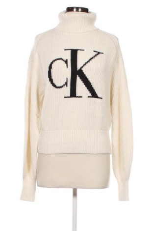 Pulover de femei Calvin Klein Jeans, Mărime M, Culoare Alb, Preț 539,99 Lei