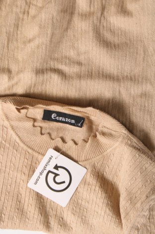 Damenpullover Corazon, Größe L, Farbe Beige, Preis € 5,99