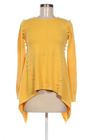 Дамски пуловер DD-II, Размер L, Цвят Жълт, Цена 15,12 лв.