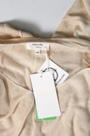 Damski sweter Grace & Mila, Rozmiar S, Kolor Brązowy, Cena 86,99 zł