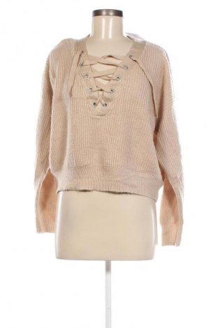 Damenpullover H&M Divided, Größe L, Farbe Beige, Preis 8,29 €