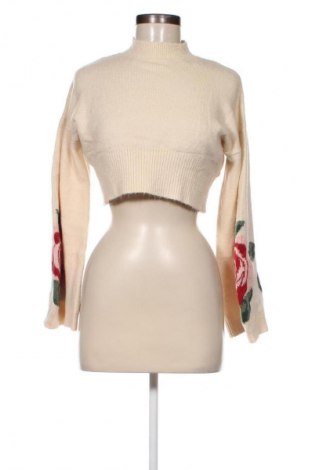 Дамски пуловер H&M Divided, Размер XS, Цвят Бежов, Цена 13,34 лв.