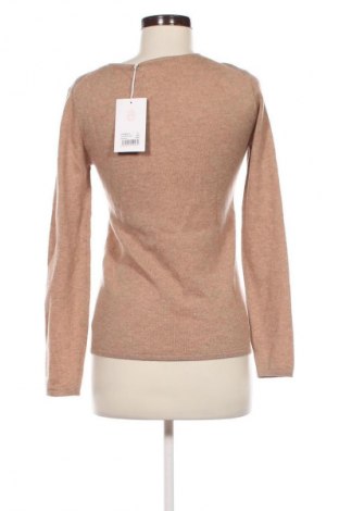 Damenpullover Just Cashmere, Größe S, Farbe Beige, Preis 105,15 €