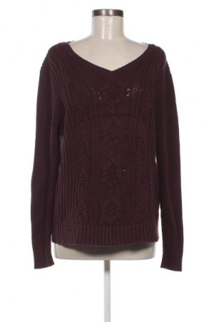 Damenpullover Lands' End, Größe L, Farbe Rot, Preis 6,49 €