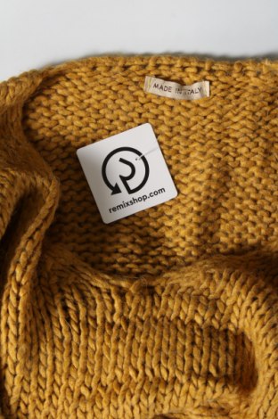 Damski sweter Made In Italy, Rozmiar L, Kolor Żółty, Cena 27,99 zł