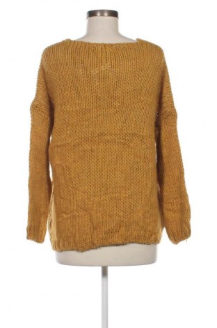 Damski sweter Made In Italy, Rozmiar L, Kolor Żółty, Cena 27,99 zł