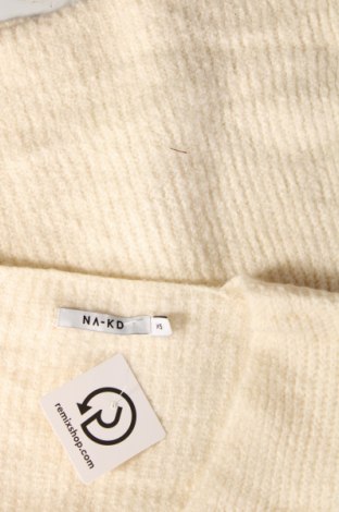Damenpullover NA-KD, Größe XS, Farbe Ecru, Preis 11,79 €