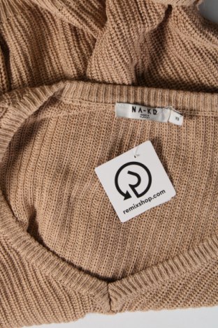 Damenpullover NA-KD, Größe XS, Farbe Beige, Preis 9,99 €