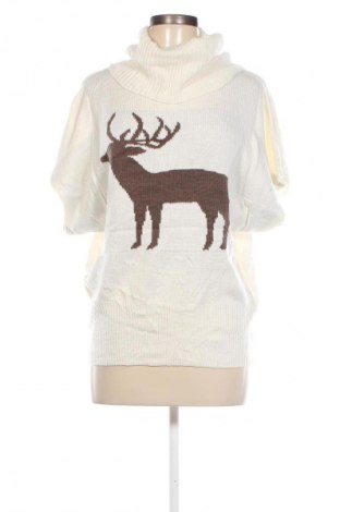 Γυναικείο πουλόβερ Okay, Μέγεθος M, Χρώμα Λευκό, Τιμή 7,18 €
