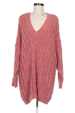 Damenpullover Sheego, Größe 4XL, Farbe Rosa, Preis 16,99 €