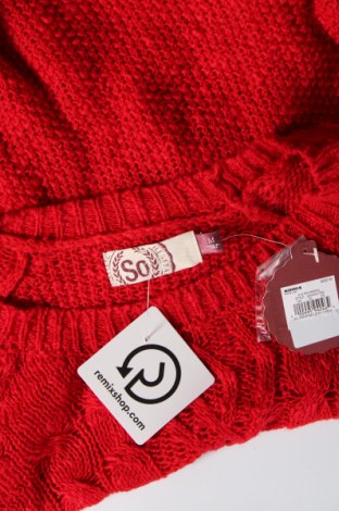 Damenpullover So, Größe M, Farbe Rot, Preis € 11,49