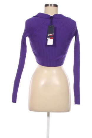 Damenpullover Tommy Jeans, Größe XXS, Farbe Lila, Preis € 72,49