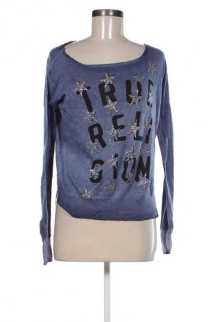 Damenpullover True Religion, Größe M, Farbe Blau, Preis 15,49 €