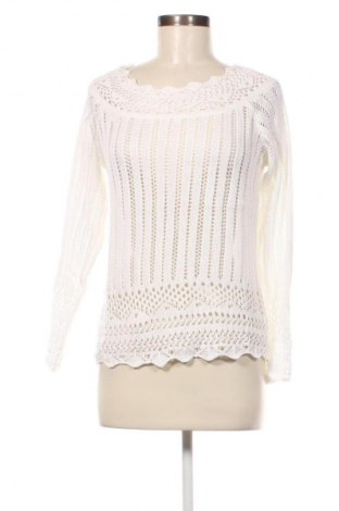 Дамски пуловер Vivance, Размер S, Цвят Бял, Цена 46,00 лв.