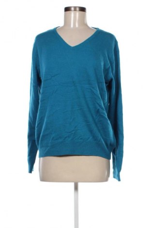 Дамски пуловер WoolOvers, Размер L, Цвят Син, Цена 22,55 лв.