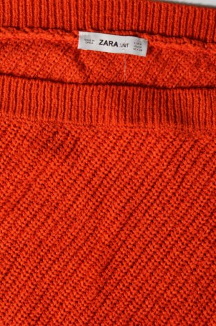 Damenpullover Zara, Größe M, Farbe Orange, Preis 6,99 €