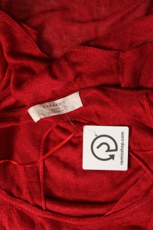 Damenpullover Zara Knitwear, Größe L, Farbe Rot, Preis 7,00 €