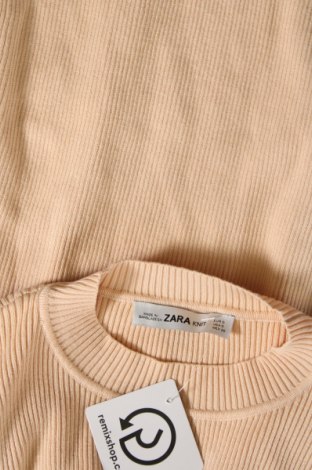 Dámský svetr Zara Knitwear, Velikost S, Barva Béžová, Cena  387,00 Kč