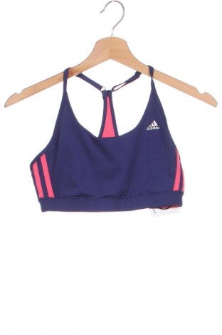 Γυναίκειο αθλητικό τοπ Adidas, Μέγεθος XXS, Χρώμα Μπλέ, Τιμή 17,39 €