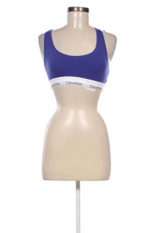 Damen Sporttop Calvin Klein, Größe M, Farbe Blau, Preis € 16,49