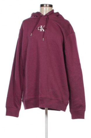 Damen Sweatshirt Calvin Klein Jeans, Größe XXL, Farbe Lila, Preis € 48,79