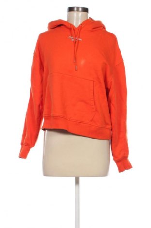 Damen Sweatshirt Calvin Klein Jeans, Größe M, Farbe Orange, Preis 47,99 €