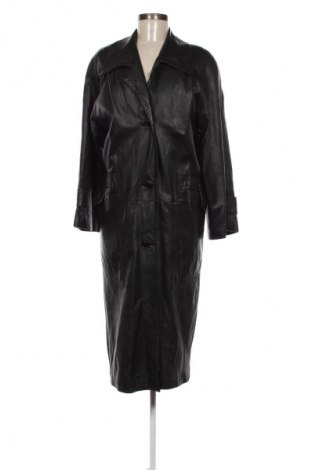 Δερμάτινο γυναικείο παλτό, Μέγεθος L, Χρώμα Μαύρο, Τιμή 55,70 €