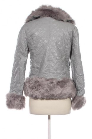 Damen Lederjacke Fashion, Größe S, Farbe Grau, Preis 25,49 €