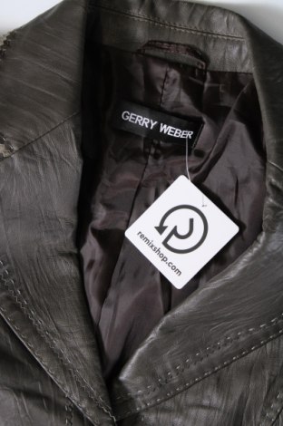 Γυναικείο δερμάτινο μπουφάν Gerry Weber, Μέγεθος M, Χρώμα Πράσινο, Τιμή 20,99 €