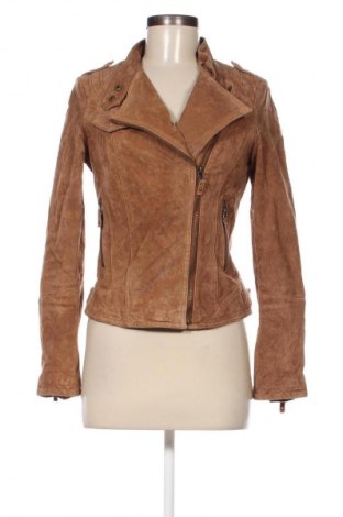 Damen Lederjacke Vintage, Größe XS, Farbe Braun, Preis 37,49 €